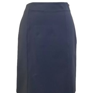 Navy Prada mini-skirt